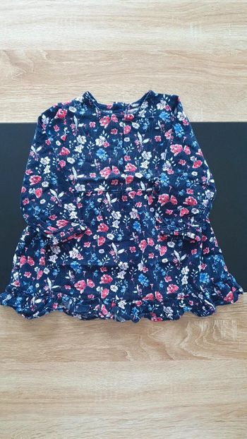 Robe manche longue 12-18 mois