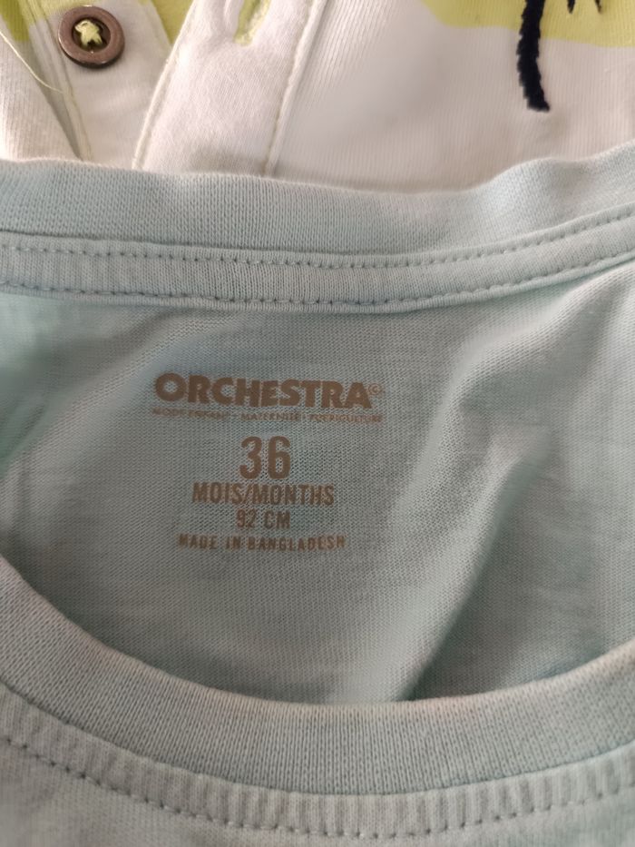 Lot de 3 t-shirts 3 ans/92-98cm Orchestra et TAO - photo numéro 7