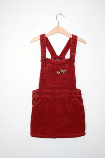 Robe velours à bretelles Kiabi 6 ans