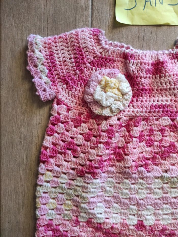 Robe en laine tricotée fille - photo numéro 2