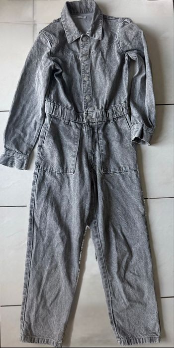 Combinaison pantalon en jean T 10 ans Lulu Castagnette Très bon état 