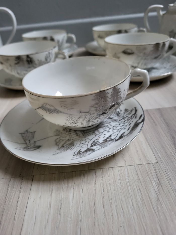 Service à thé et à dessert japonaises - photo numéro 4