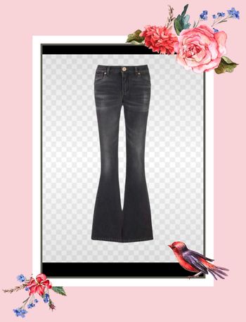 Jeans Jennyfer noir bootcut en 36