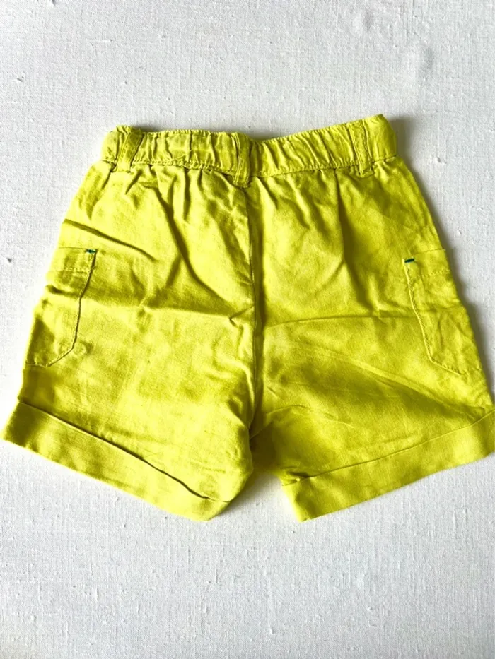 Ensemble été 3 pièces - short, chemise, gilet Sergent Major 24 mois – Lin & coton – Élément brodé - photo numéro 11