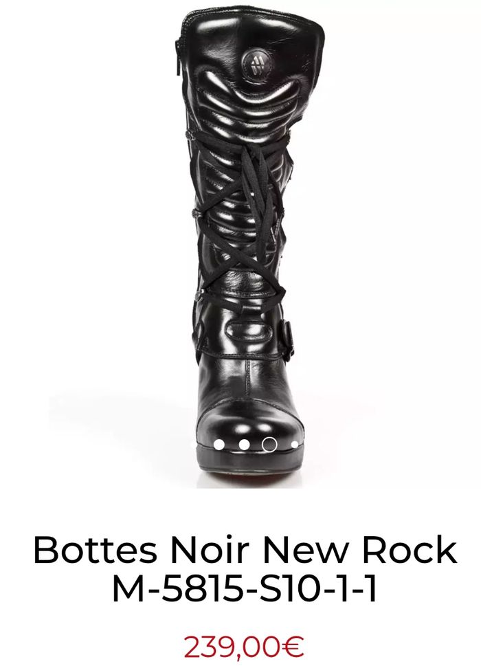 Botte new rock neuve - photo numéro 3