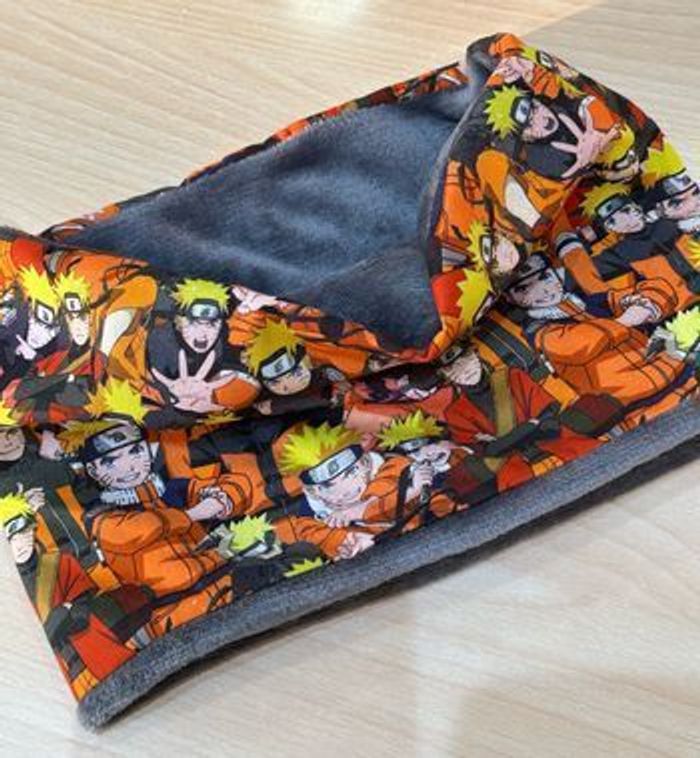 Snood cache cou enfant naruto plusieurs motifs et taille au choix - photo numéro 2