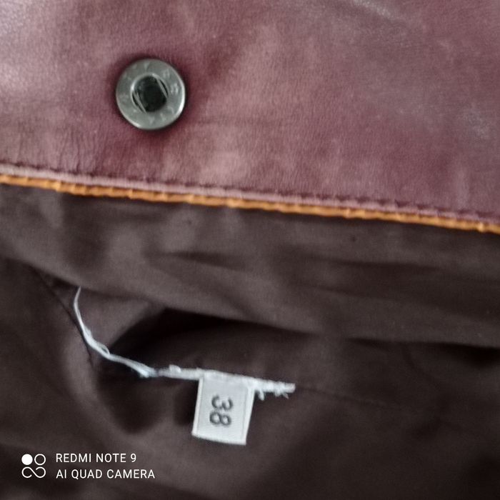 Blouson en cuir marron t38 Kookaï - photo numéro 6