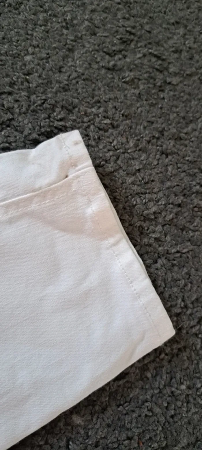 Jeans blanc C&A, Taille 40 - photo numéro 4