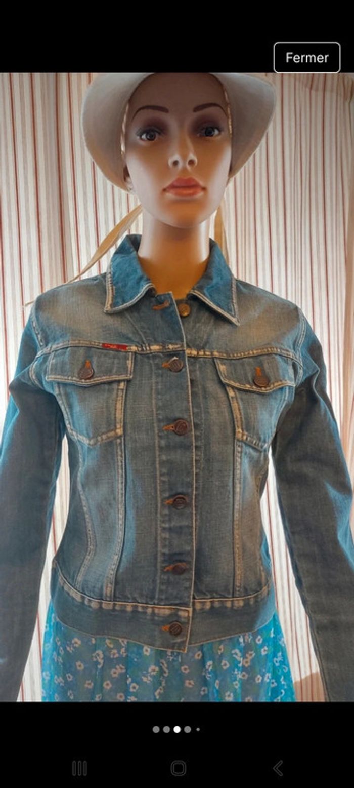 Veste en Jeans Only taille étiquette M - photo numéro 2