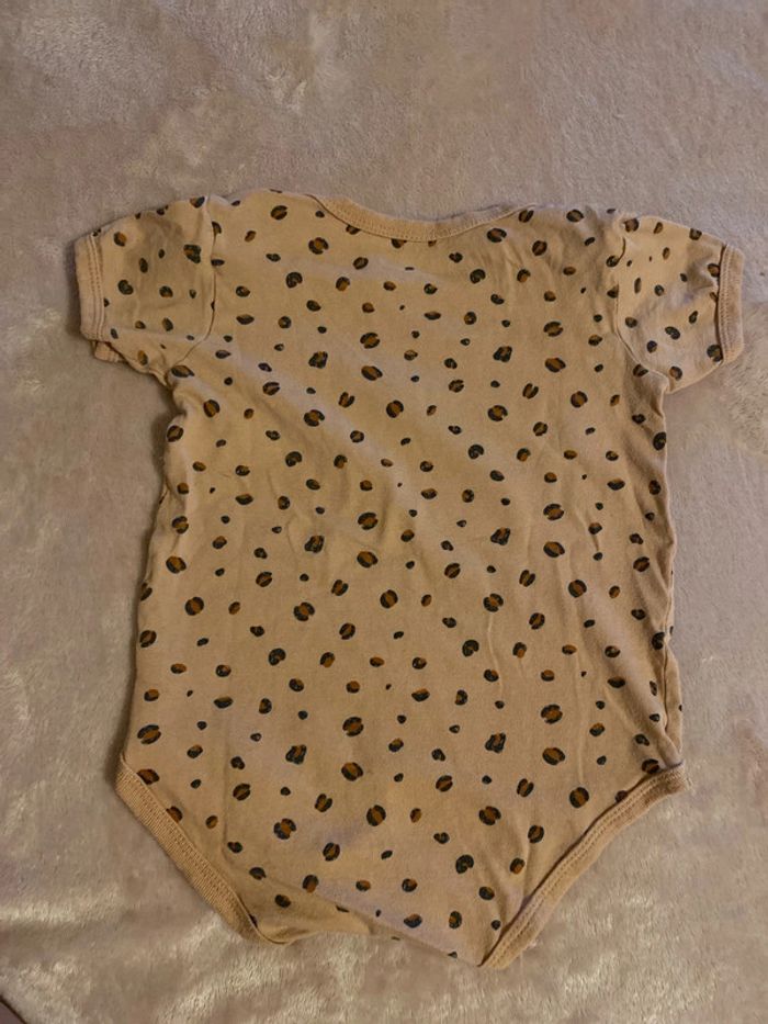 Bodys t-shirt zeeman 86/92 cm café - photo numéro 4