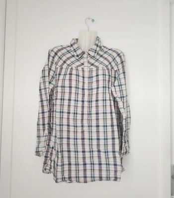Chemise longues a carreaux femme c