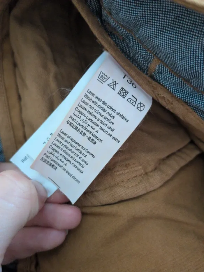 Pantalon chino marron – Taille 36 (Homme) - photo numéro 6