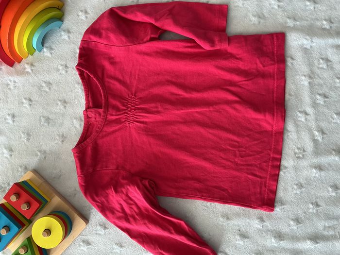 teeshirt manches longues fuchsia 18 mois vertbaudet - photo numéro 4