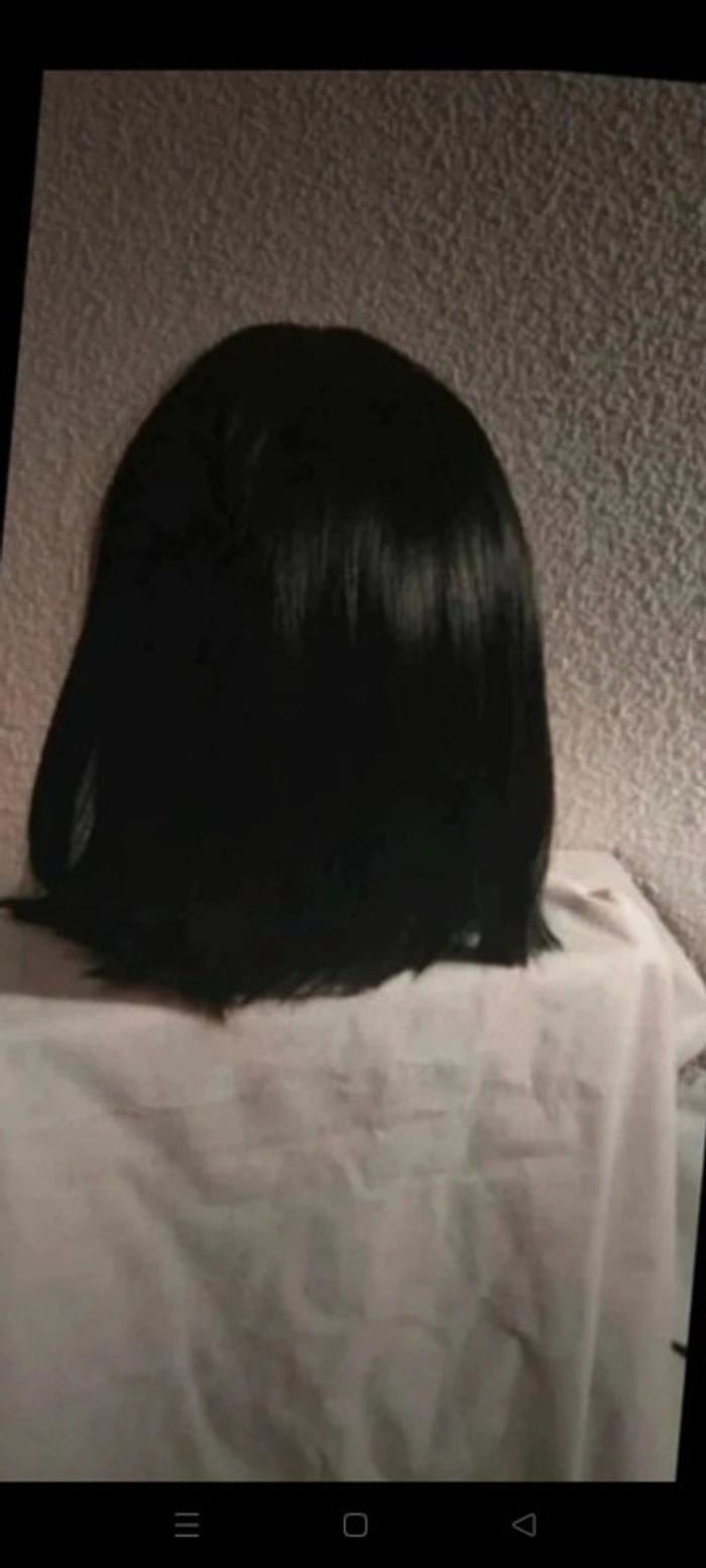 Perruque Carré Glamour Noir Ébène Naturel - photo numéro 10