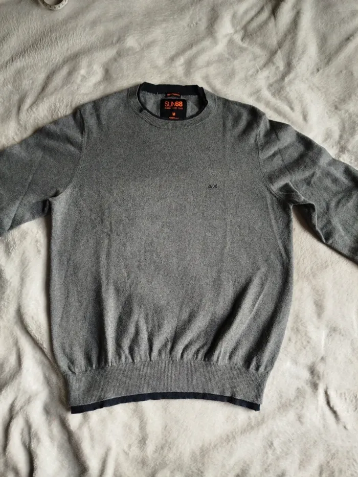 Pull col rond SUN68 Made with Love - photo numéro 4
