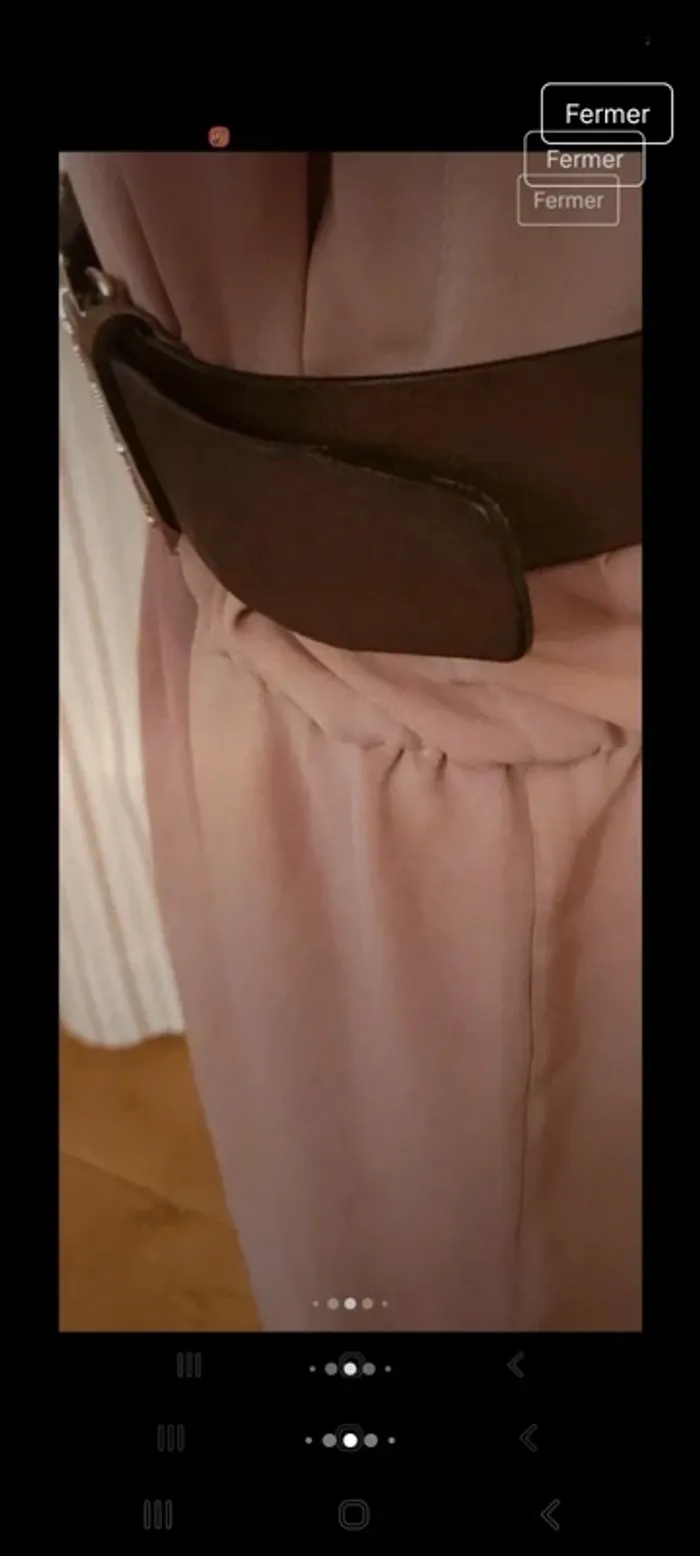 Ceinture Marron cuir Frankie Morello Milano 85cm - photo numéro 7