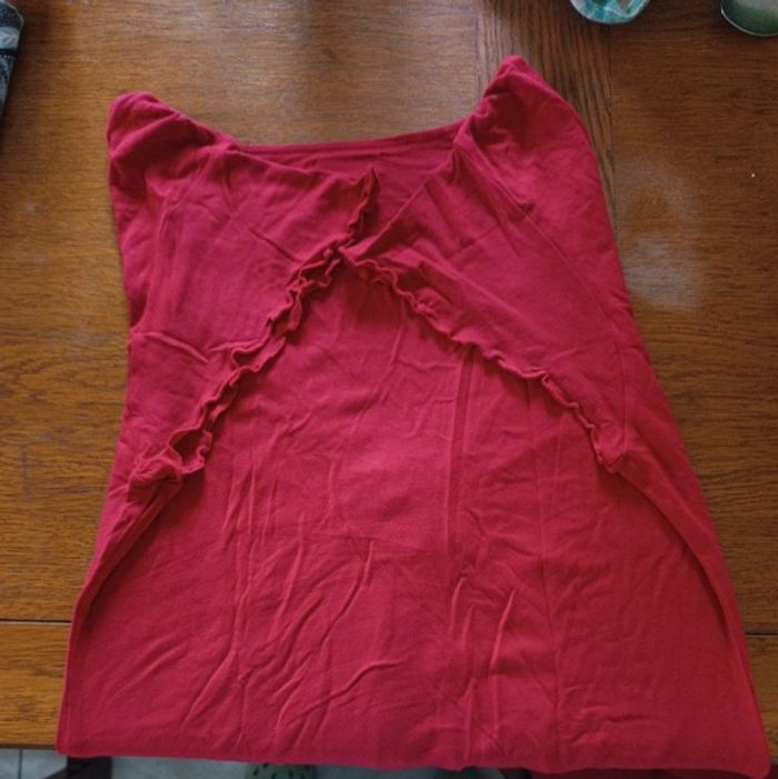 Top rouge à boucle Tissaia 38 - photo numéro 6