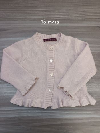 Gilet Weekend à la mer T18mois