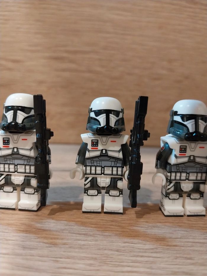 Figurines type lego 4 impérial stormtroopers star wars - photo numéro 2