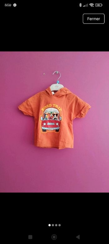 Tee-shirt Disney 12 mois b1 
