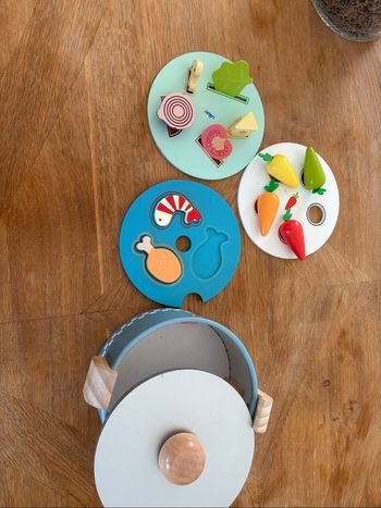 Popote minus jeu d’imitation en bois