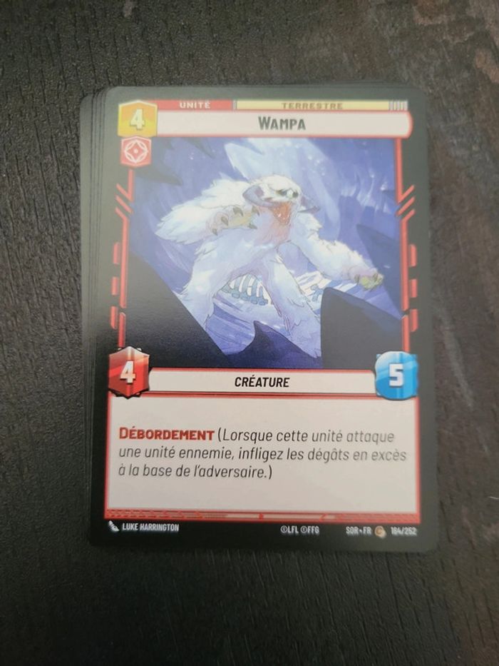 Carte Star Wars Unlimited Wampa