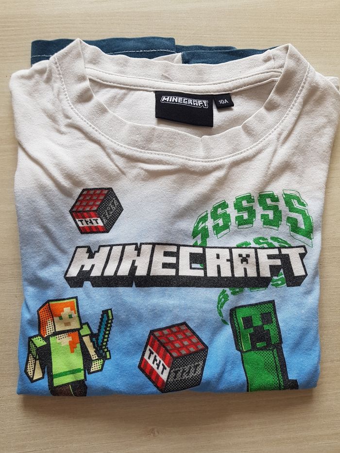 Tshirt Minecraft en 10 ans - photo numéro 4