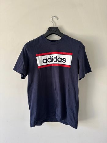 👕 TEE-shirt homme - adidas - très bon état - bleu marine- taille M