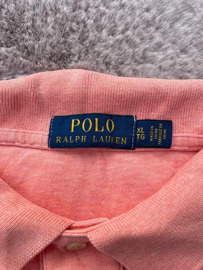 Polo Ralph Lauren Rose Saumon Homme - XL - photo numéro 2
