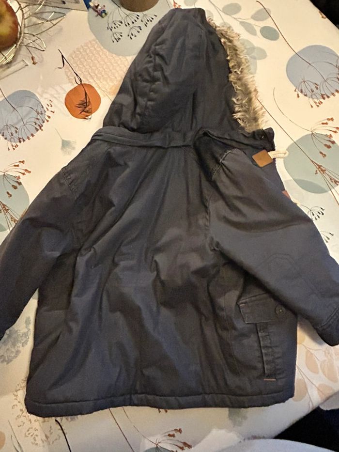 Veste enfant garçon, obaïbi, 3 ans, capuche moumoute, veste chaude hiver - photo numéro 5