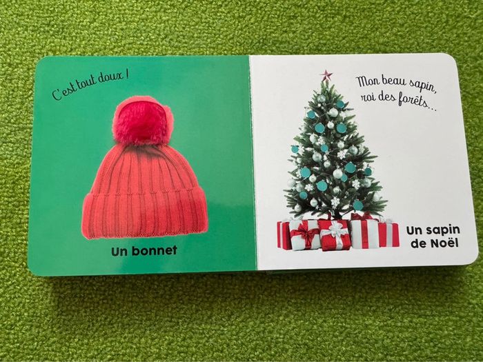 Lot de 2 livres à toucher Noël - photo numéro 8