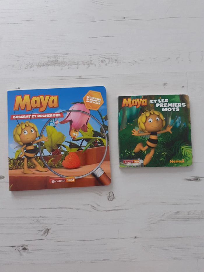 2 livres Maya l'abeille de Studio 100