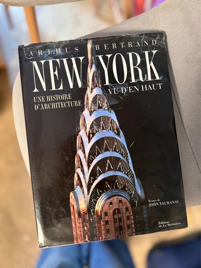 Beau livre avec photographies New York vu d’en haut
