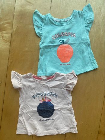 Lot 2 tee shirt - 3 mois - Obaïbi