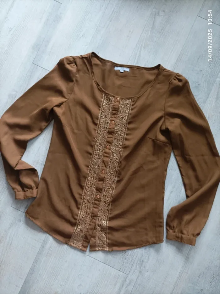 Blouse bronze 36