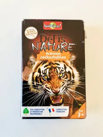 Jeu défis nature - Animaux redoutables