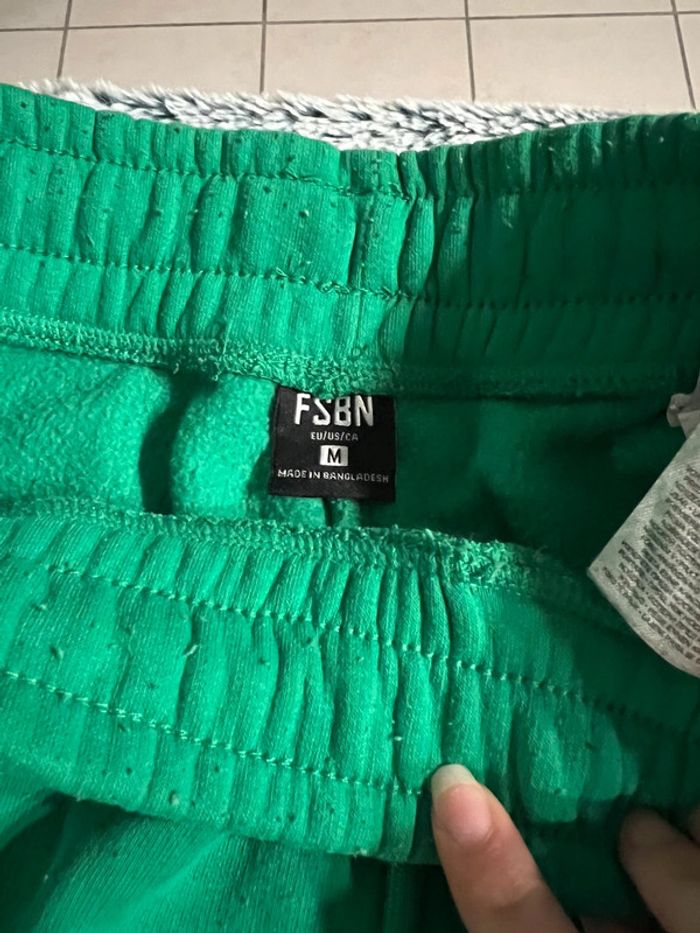 Pantalon jogging vert et rose - photo numéro 7