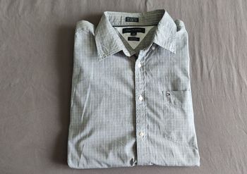 Vêtement Homme Chemise à carreau Tommy Hilfiger taille L / G 16 1/2-17 coupe ajustée #Retrostreet