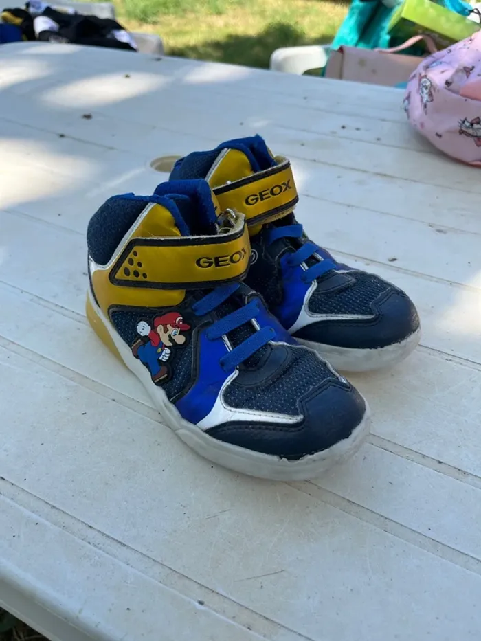 Baskets montantes 32 geox Mario - photo numéro 2