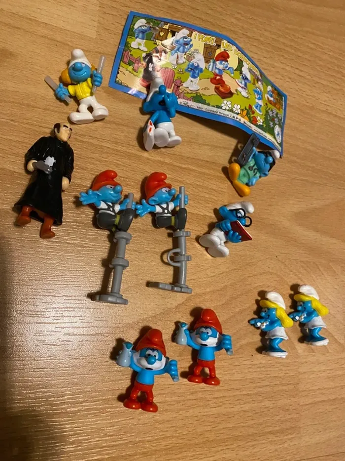 Figurines Schtroumpfs Kinder