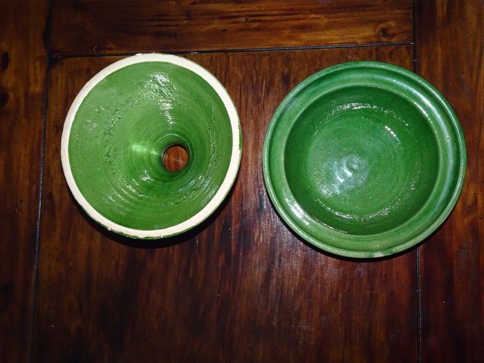 Plat à tajine vert - photo numéro 2