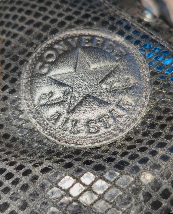 Converse montantes cuir effet écailles – T37 - photo numéro 2