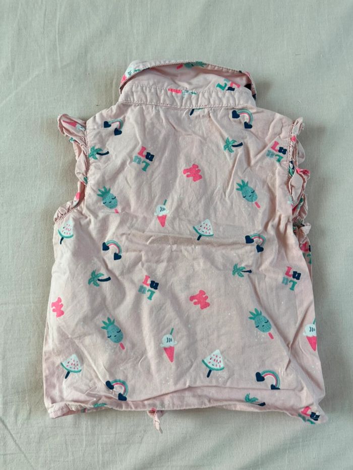 Chemise d’été sans manches Lulu Castagnette 18 mois - photo numéro 3