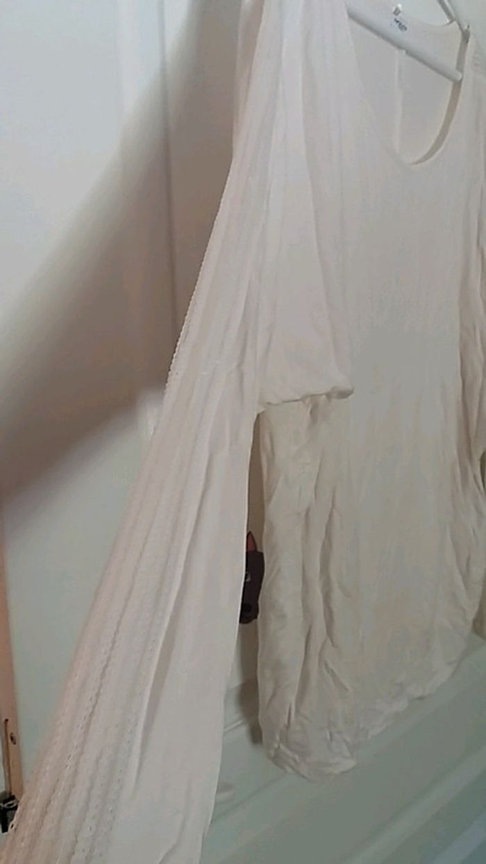 pull fin crème - photo numéro 2