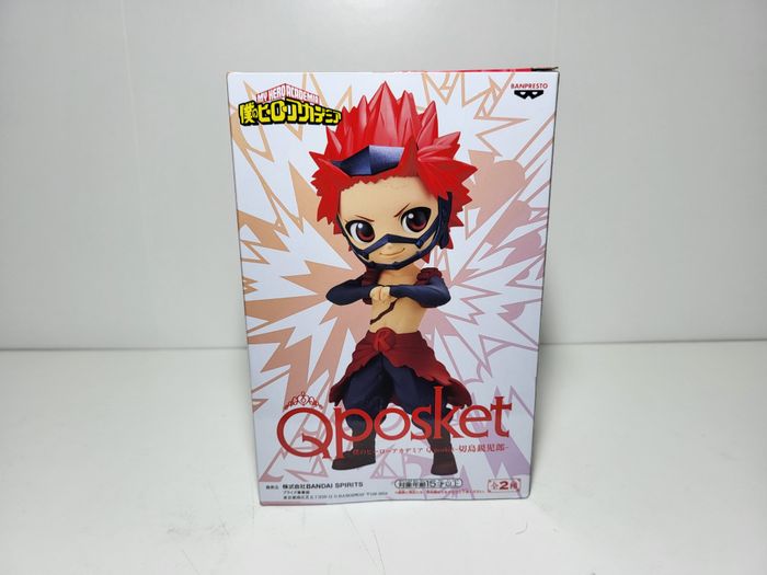 Figurine My Hero Academia Qposket Ver B Eijiro kirishima Banpresto - photo numéro 2