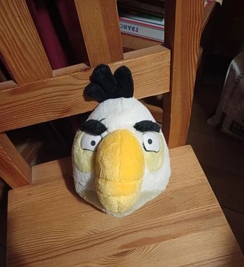 Peluche Angry birds blanche