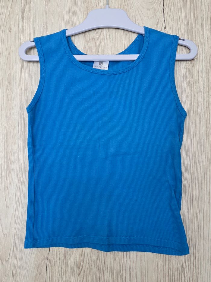 DÉBARDEUR GARÇON 👦 BLEU ROI MARQUE DOMYOS