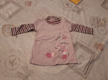 Tee shirt col roulé 12 mois