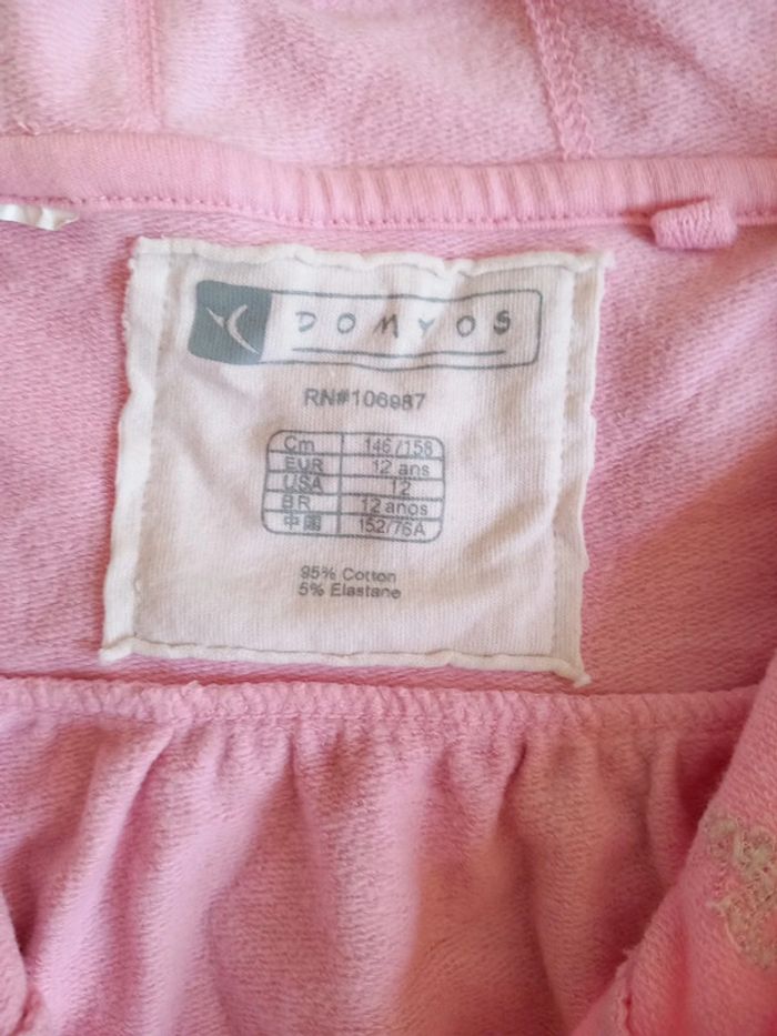 📦veste sweat coton Domyos 12ans T34 - photo numéro 4