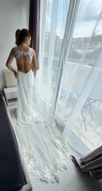 Robe de mariée sirène en dentelle – Taille 36 – Jamais portée